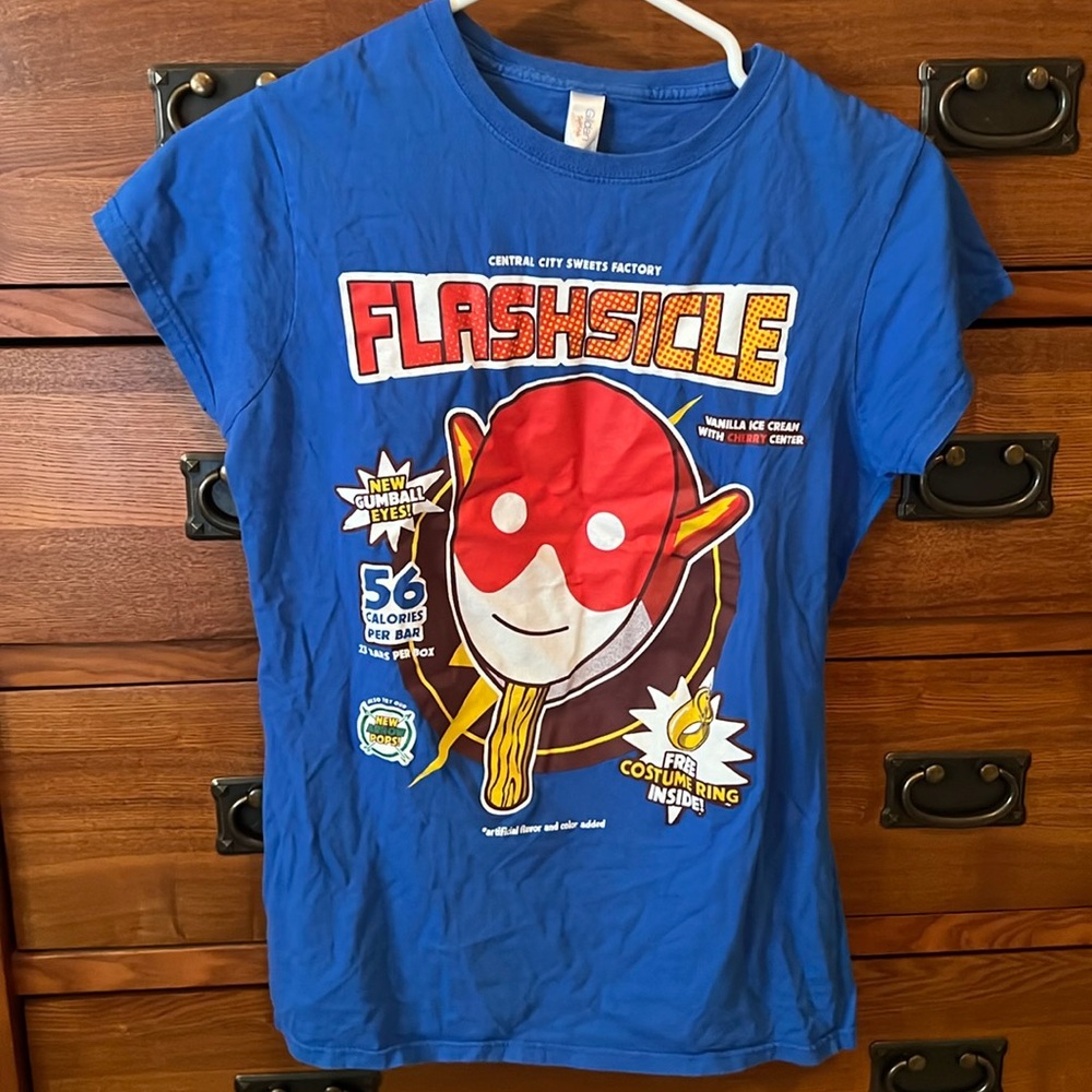 Flash popsicle comic tee